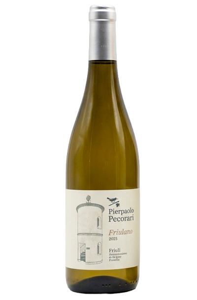 Vino blanco técnico Pierpaolo Pecorari Friulano Isonzo, estructura equilibrada y elegancia regional en Vinópolis.